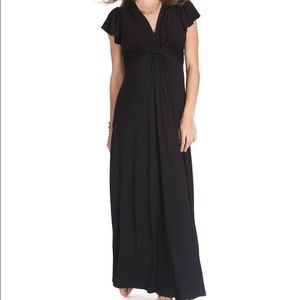 Seraphine Knot Front Maternity Maxi